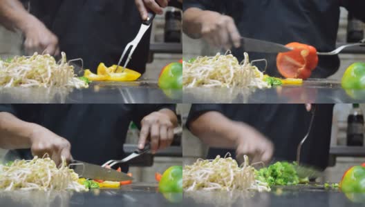 烤什锦蔬菜高清在线视频素材下载