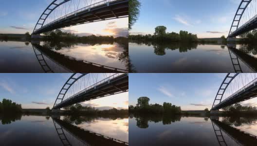 桥河主干道，德国，拜仁，投篮，4K高清在线视频素材下载