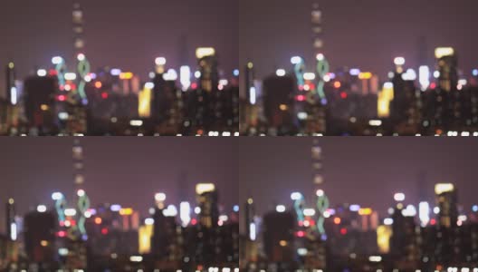 中国深圳美丽的夜景高清在线视频素材下载