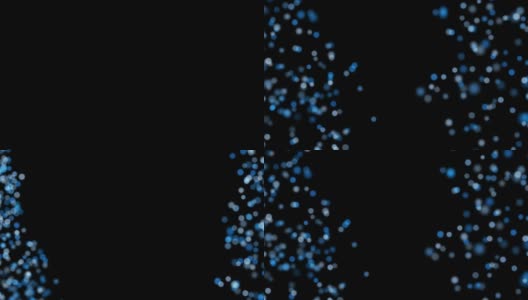 太空中明亮粒子的时尚新年动画高清在线视频素材下载