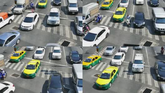 曼谷白天的交通状况高清在线视频素材下载