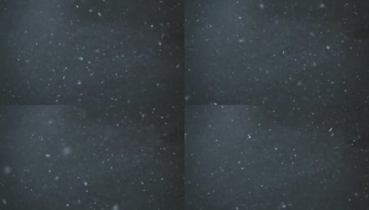 慢动作高清-雪落在黑色的背景高清在线视频素材下载