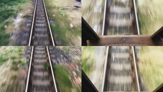 火车上的铁轨高清在线视频素材下载