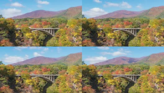 延时:日本大崎鸣子乔治宫城大桥高清在线视频素材下载
