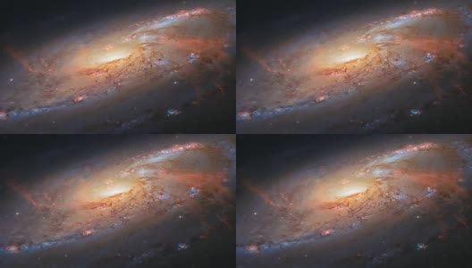 螺旋星系高清在线视频素材下载