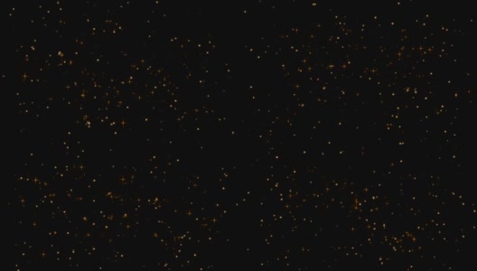 可循环闪烁的橙色恒星粒子背景4k高清在线视频素材下载