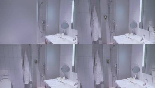 家庭浴室的室内视图高清在线视频素材下载