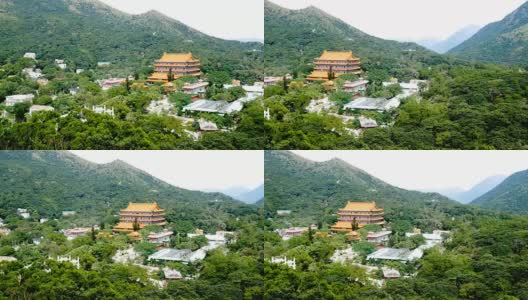 宝莲寺，位于香港大屿山高清在线视频素材下载