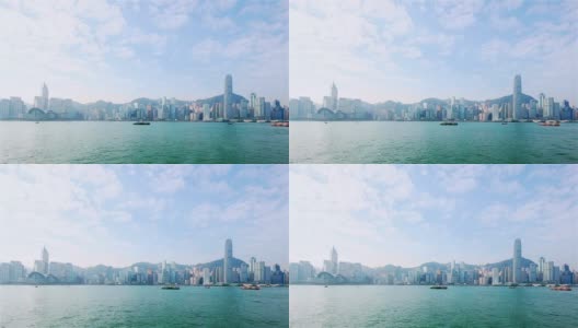 香港的城市景观高清在线视频素材下载