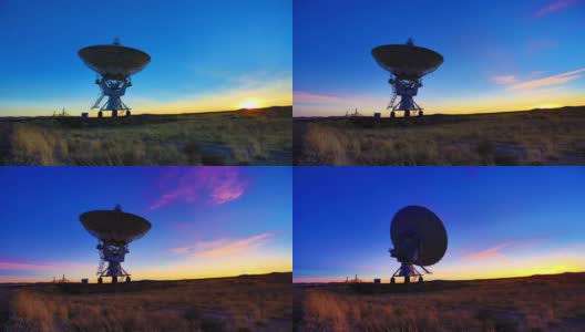 射电望远镜阵列，新墨西哥州高清在线视频素材下载