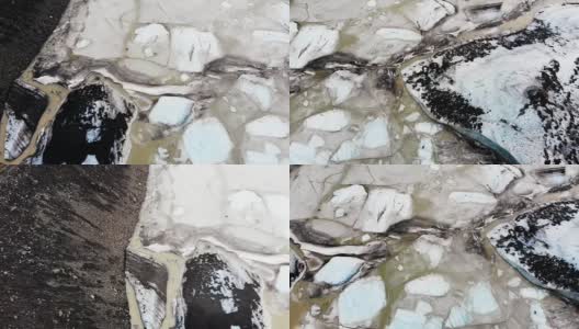 冰岛斯卡夫塔菲尔冰川国家公园高清在线视频素材下载