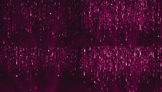 粒子雨粉色抽象背景高清在线视频素材下载
