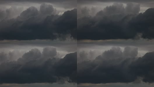 黑暗的积云cloudscape高清在线视频素材下载