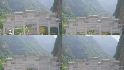 道教圣地华山，中国旅游胜地高清在线视频素材下载