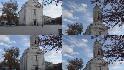 塞尔维亚斯梅代列沃圣乔治东正教堂高清在线视频素材下载