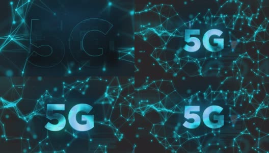 4k链路连接5G网络无线系统高清在线视频素材下载