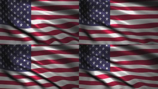 美国迷人的国旗高清在线视频素材下载