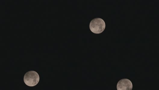 天上的月亮高清在线视频素材下载