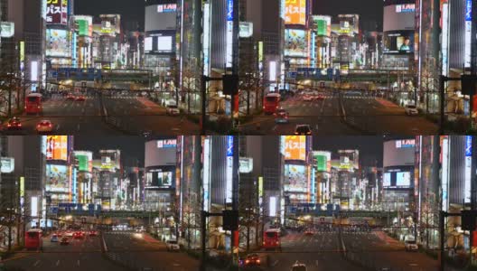 日本东京新宿区高清在线视频素材下载