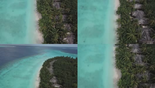 马尔代夫的海滩高清在线视频素材下载