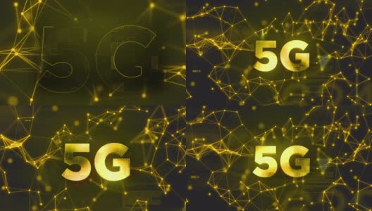 4k链路连接5G网络无线系统高清在线视频素材下载