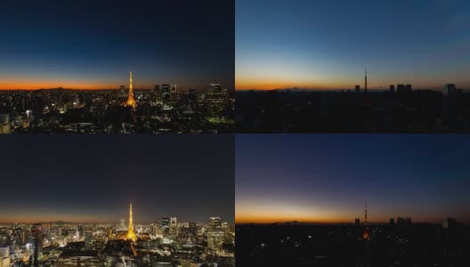 东京的太阳落山了高清在线视频素材下载