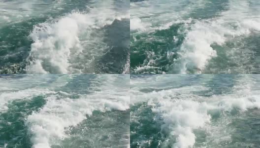 乘船遨游海洋水域高清在线视频素材下载