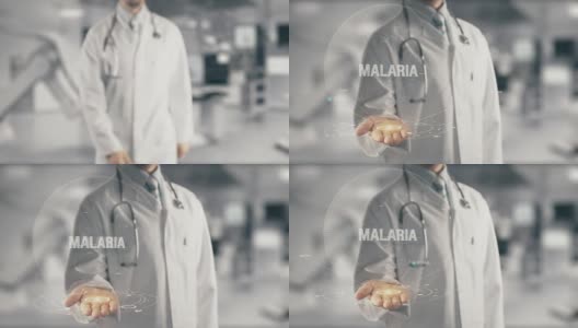 手牵手的医生疟疾高清在线视频素材下载
