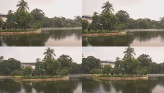 公共花园，海德拉巴，泰伦甘纳，印度高清在线视频素材下载