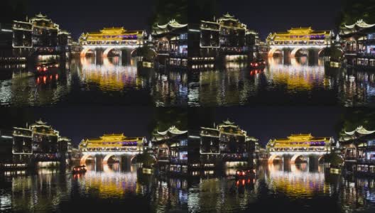 中国凤凰古城高清在线视频素材下载