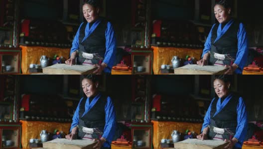 西藏女人高清在线视频素材下载