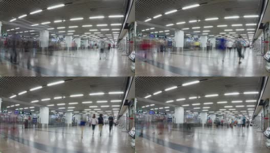 北京西站高清内景。高清在线视频素材下载