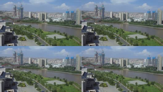 兰州城市景观黄河中国亚洲高清在线视频素材下载