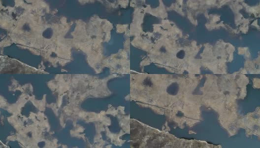 这个高原湖泊位于中国四川的长海子高清在线视频素材下载