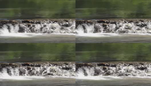 热带雨林中的瀑布，高清在线视频素材下载