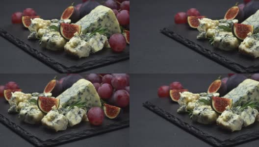 羊奶干酪和无花果的视频高清在线视频素材下载