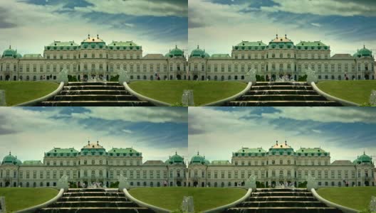 维也纳观景台城堡——长镜头拍摄高清在线视频素材下载