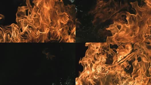 水在火焰中高清在线视频素材下载