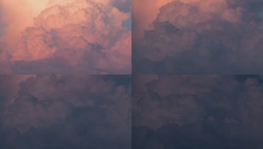 4 k延时:美丽的云高清在线视频素材下载