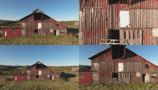 美国农村的谷仓高清在线视频素材下载