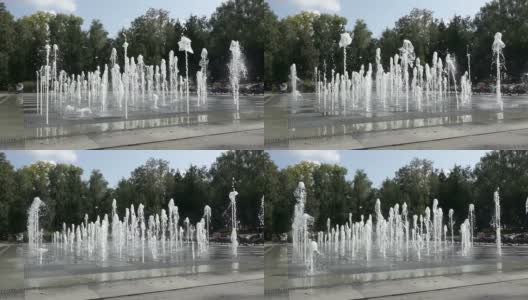 高尔基文化休闲中央公园(Gorky Central Park of Culture and Leisure)——喀山瓦基托夫斯基区大型公园。高清在线视频素材下载