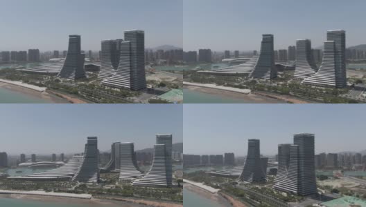福建厦门，2022年4月9日:厦门中心大厦高清在线视频素材下载