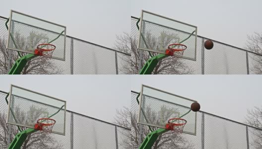 篮球慢动作高清在线视频素材下载