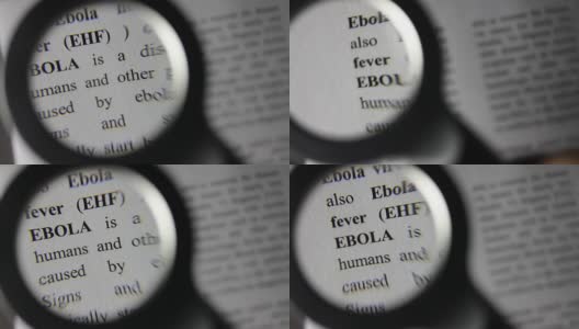 埃博拉病毒定义高清在线视频素材下载