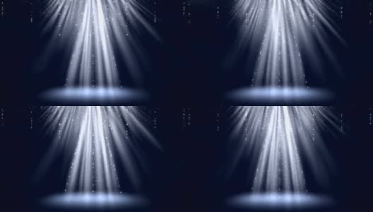 蓝色魔法光线光线粒子动画背景。高清在线视频素材下载