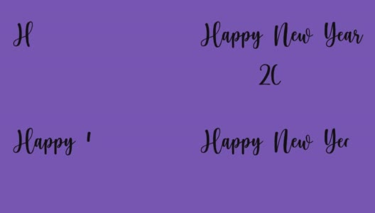 2021年新年快乐，紫色高清在线视频素材下载