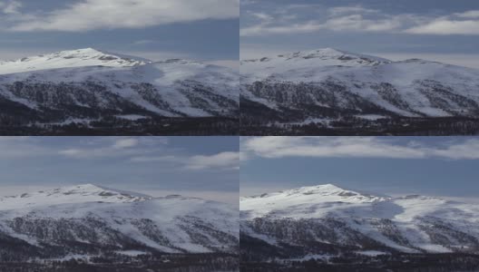 时光流逝中的一座雪山高清在线视频素材下载