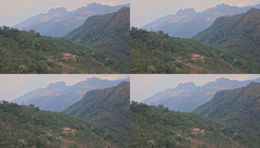 克钦邦的山丘高清在线视频素材下载