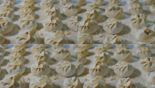 中国传统食物包子高清在线视频素材下载