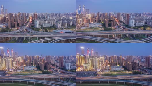 中国江西南昌的城市景观高清在线视频素材下载